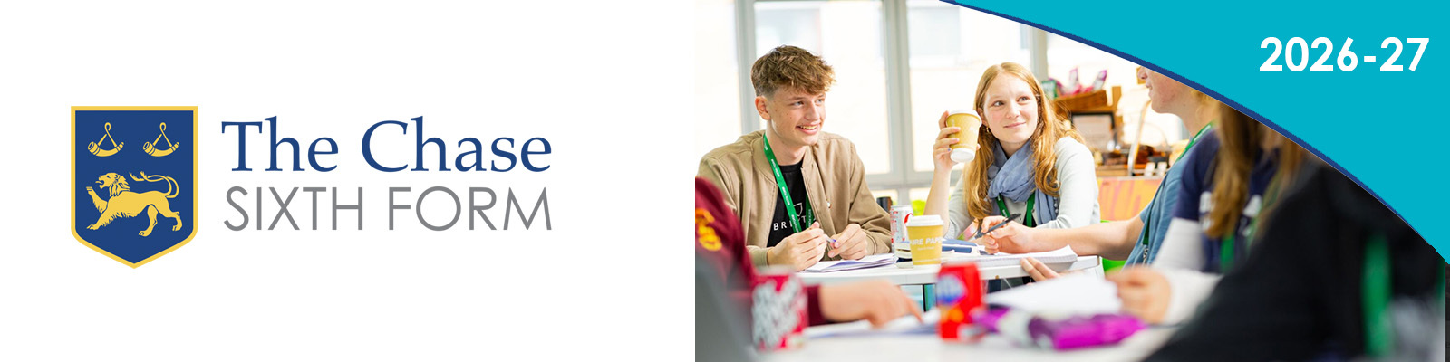 Sixth form application form header 2025